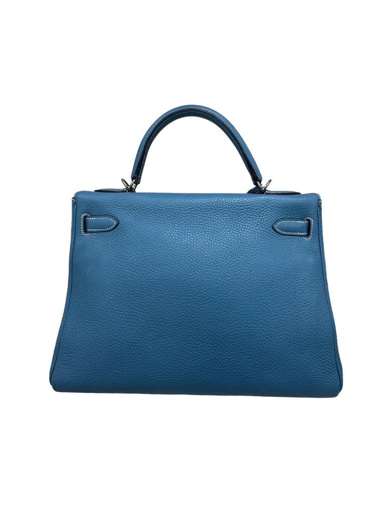 Hermes Birkin 30 Bag Bleu Frida Epsom Gold Hardware New w/ Box – Mightychic