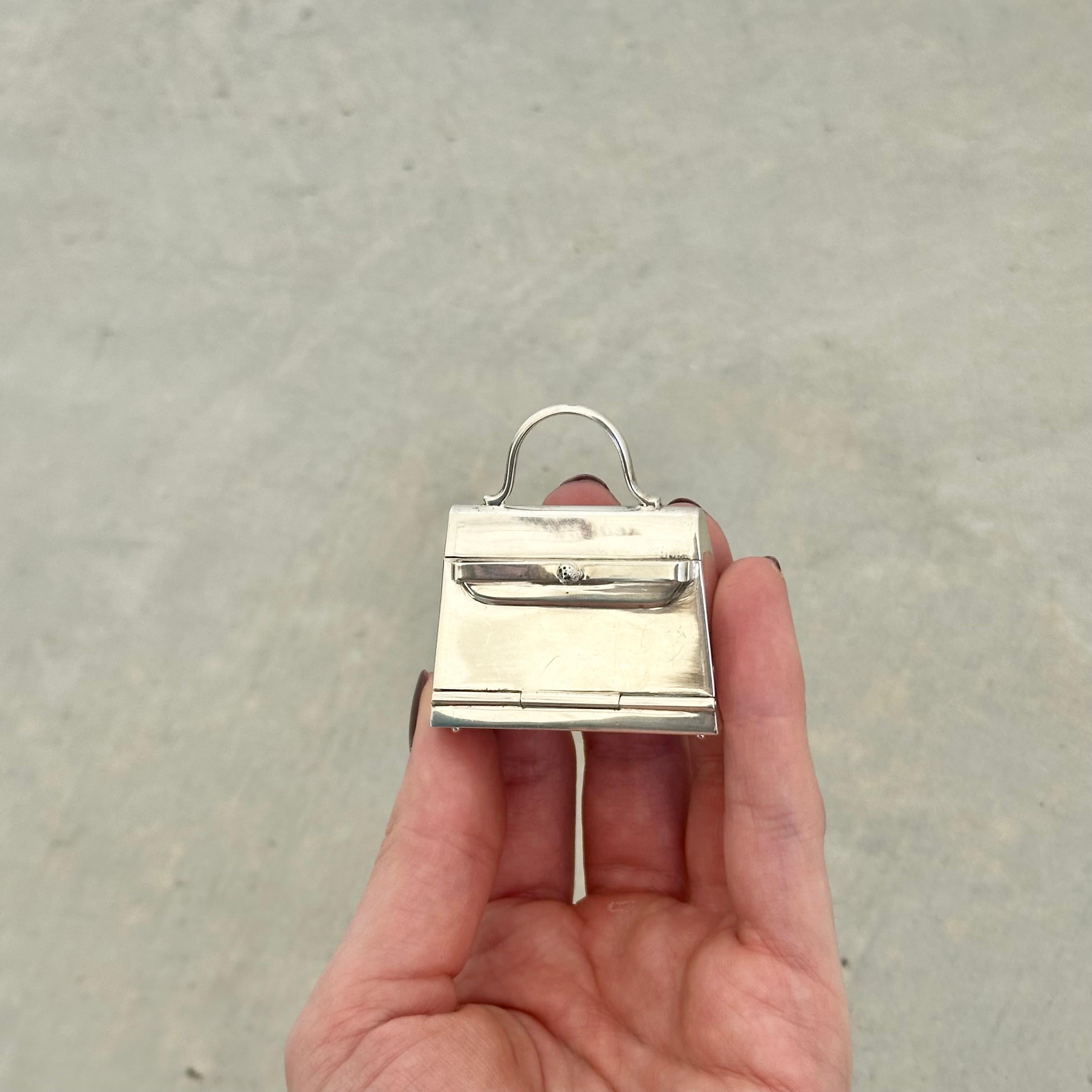 Hermès Kelly Bag Pill Box, 1950s France 11