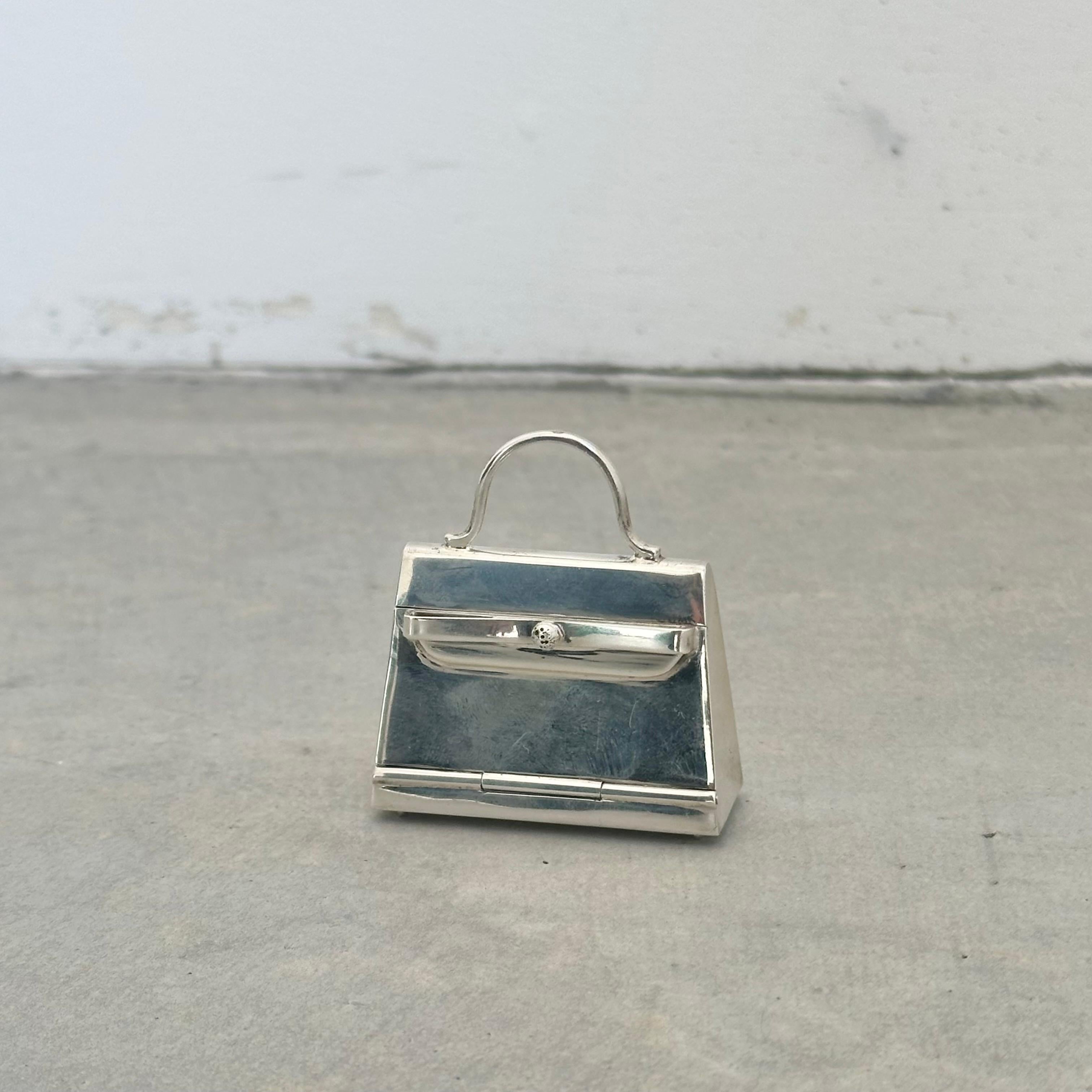 Hermès Kelly Bag Pill Box, 1950s France In Good Condition In Los Angeles, CA
