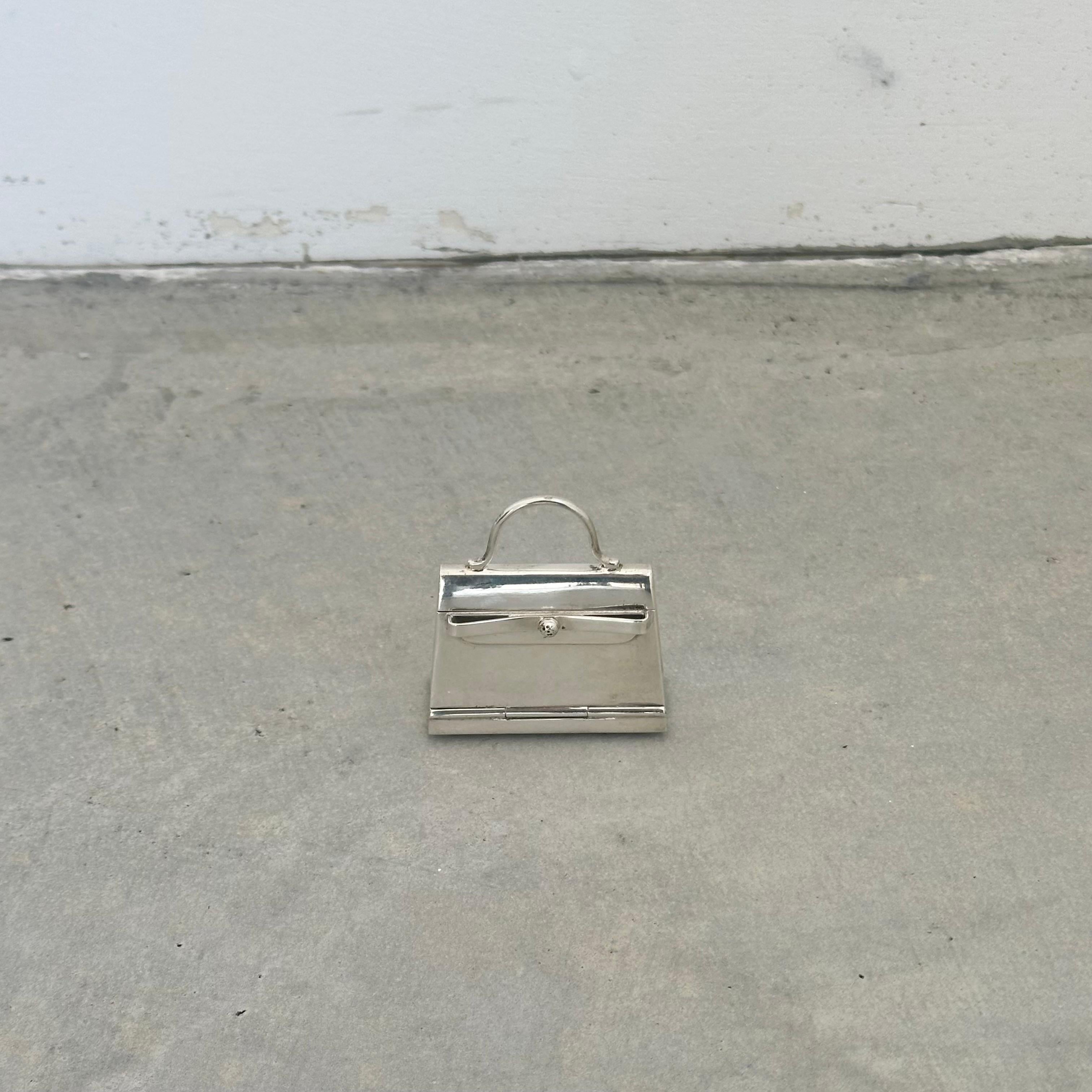 Mid-20th Century Hermès Kelly Bag Pill Box, 1950s France