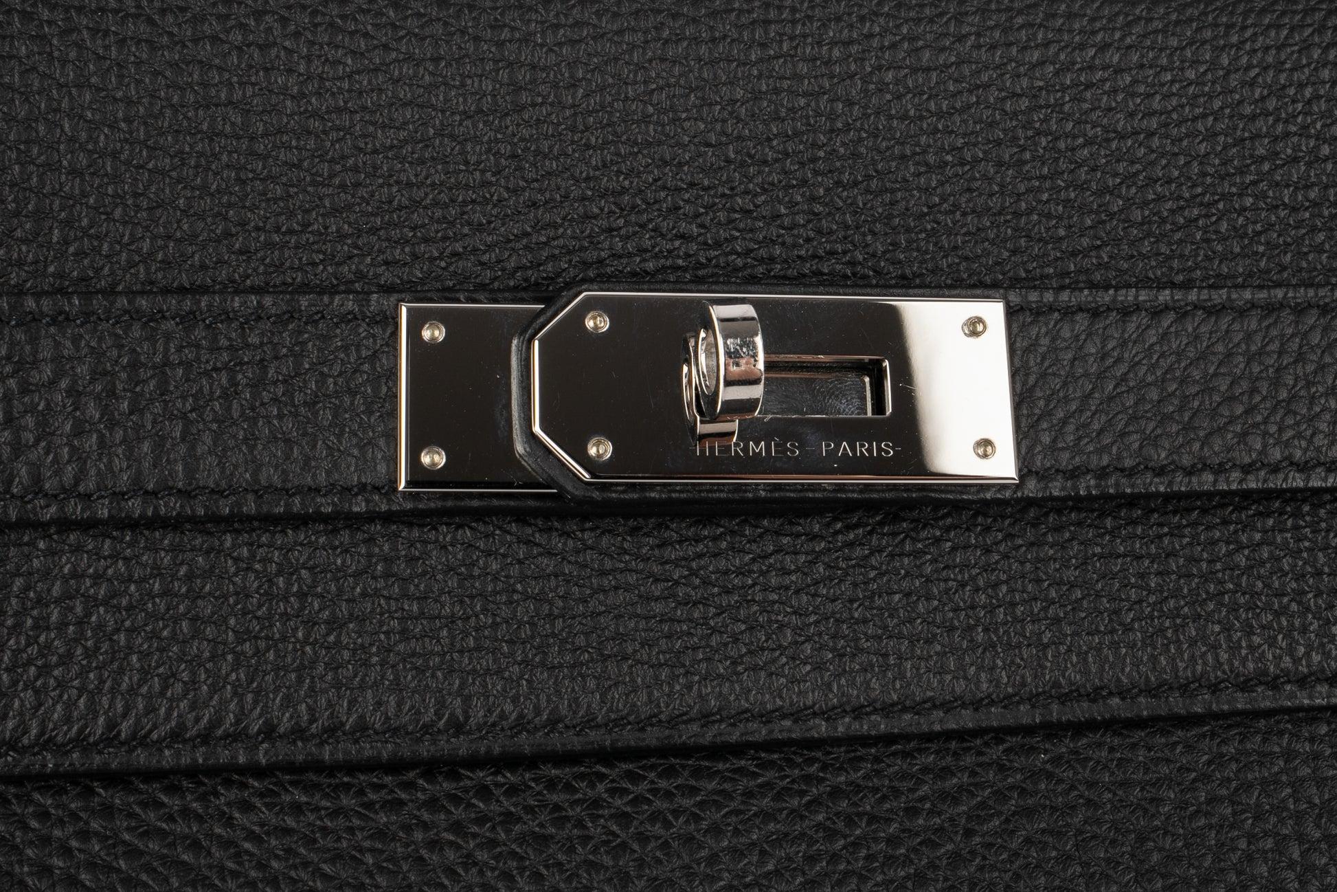Hermes Kelly Black Togo Retourne Bag, 2021 For Sale 5