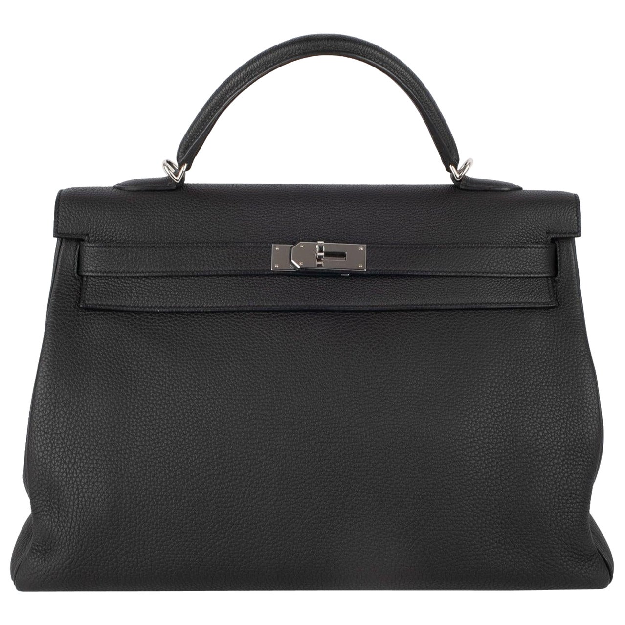 Sac Hermes Kelly noir Togo Retourne, 2021