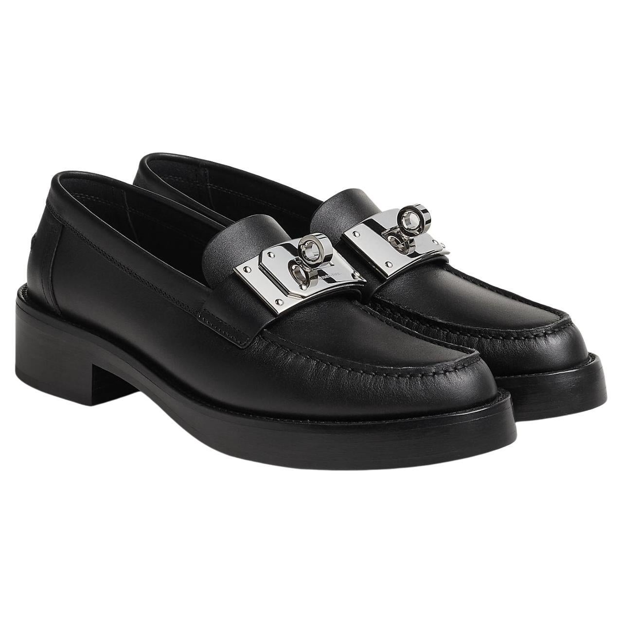Hermes Kelly  Mocassini con fibbia  NUOVO Taglia 39