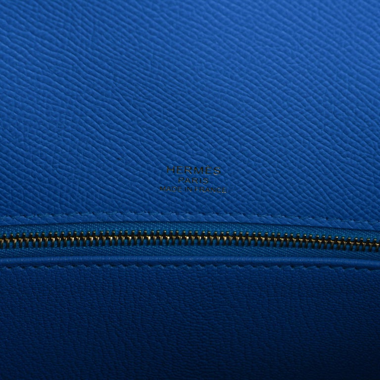 Hermes Kelly Casaque 28 Bag Black / Bleu Indigo Sellier Limited Editio –  Mightychic