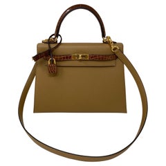 Hermes Kelly Chai 25 Touch Bag