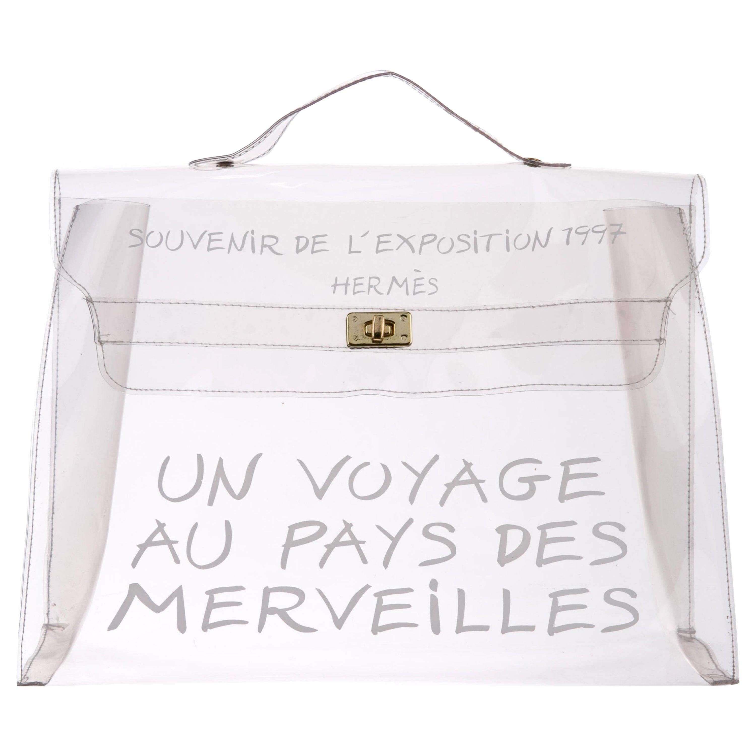 un voyage clear bag hermes