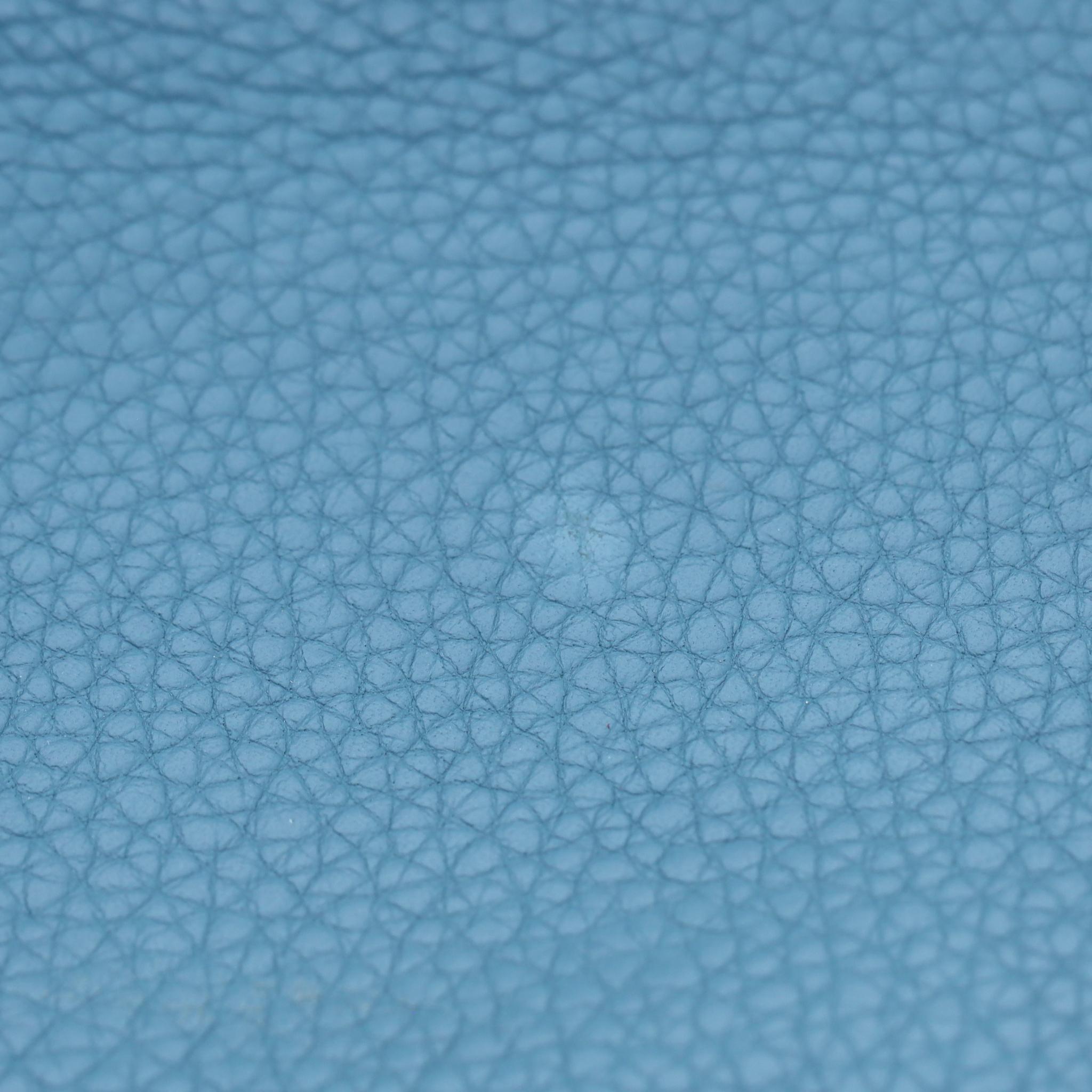 Sac Hermes Kelly Clemence en cuir Retourne 40cm en vente 8