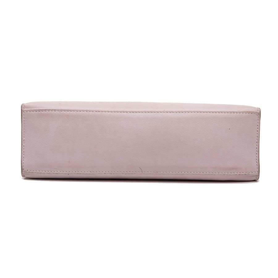 HERMES Kelly Clutch in Pink Swift Calf leather 2