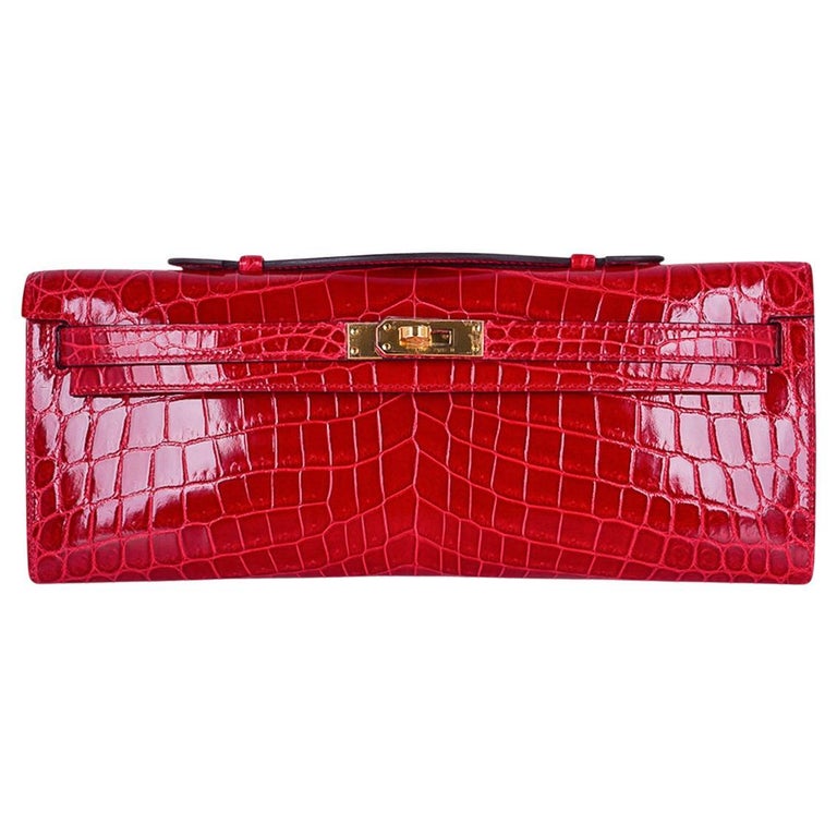 Sold at Auction: Hermes - New w/ Tags - Kelly Cut Clutch 31 2019