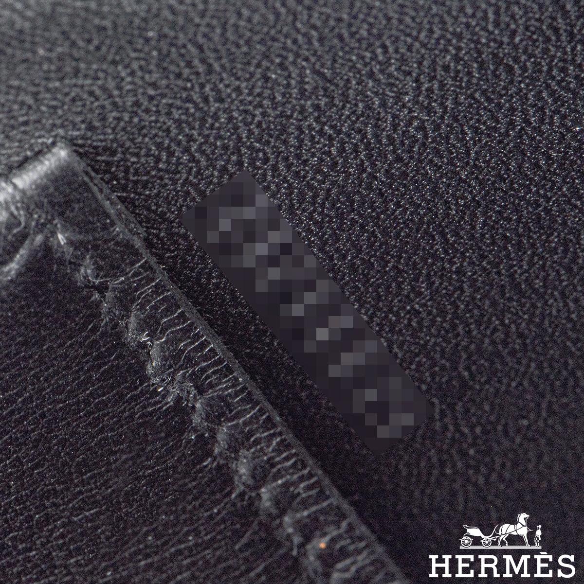 Women's Hermes Kelly Cut Black Veau Swift RGHW