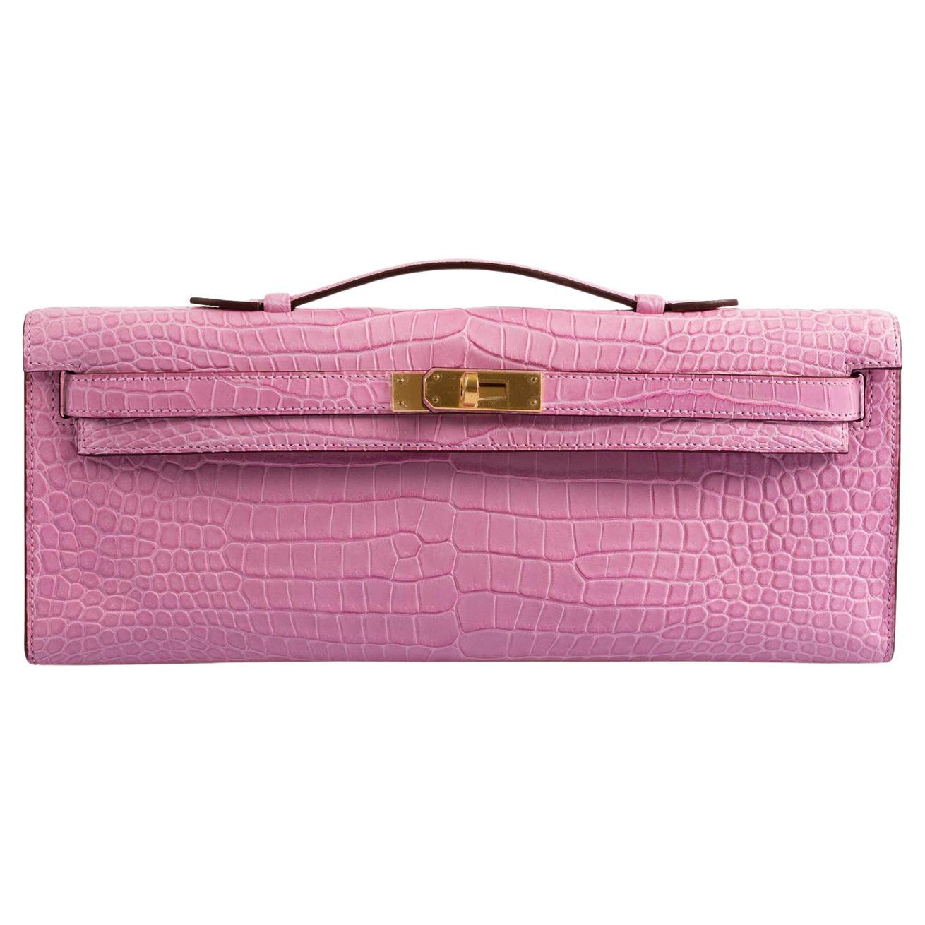 Hermes Birkin 30cm Bubblegum Pink Matte Alligator PHW - Preloved