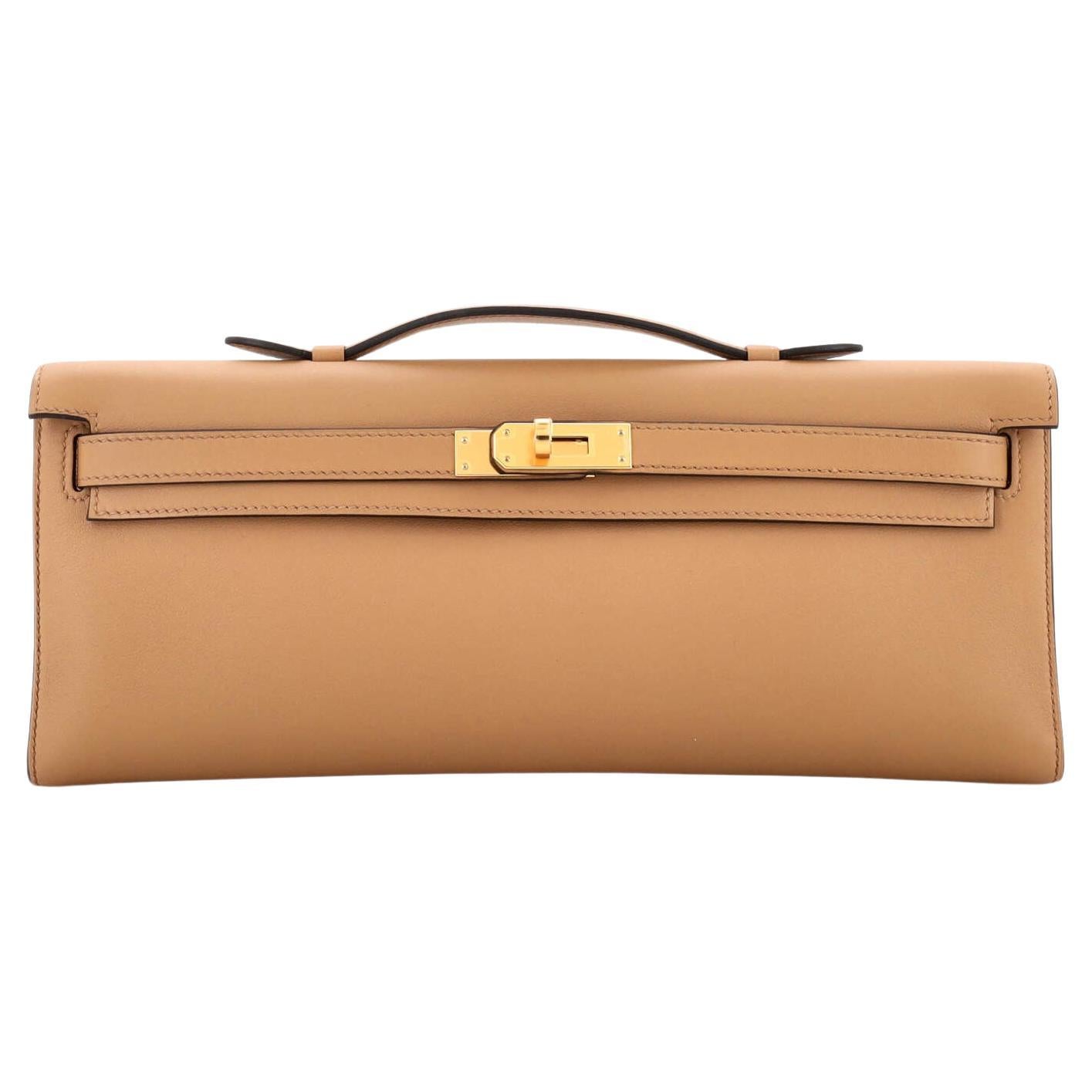 Hermes Kelly Cut Pochette Swift