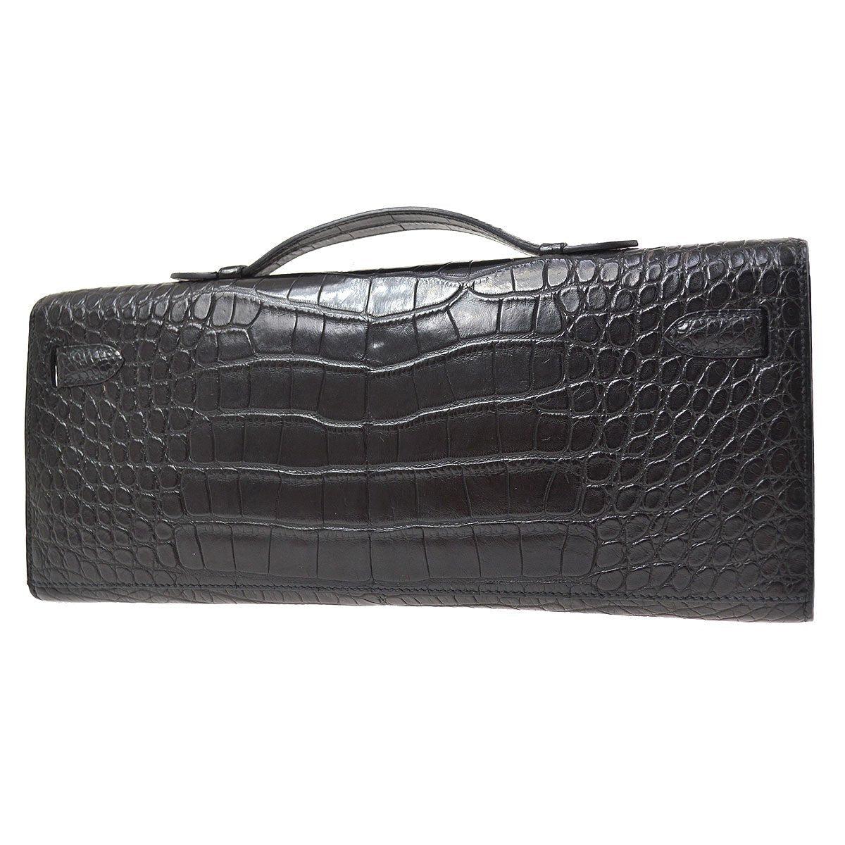 hermes kelly clutch black