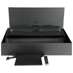 1stdibs Exclusive Hermès Kelly Cut "So Black" Box Leather