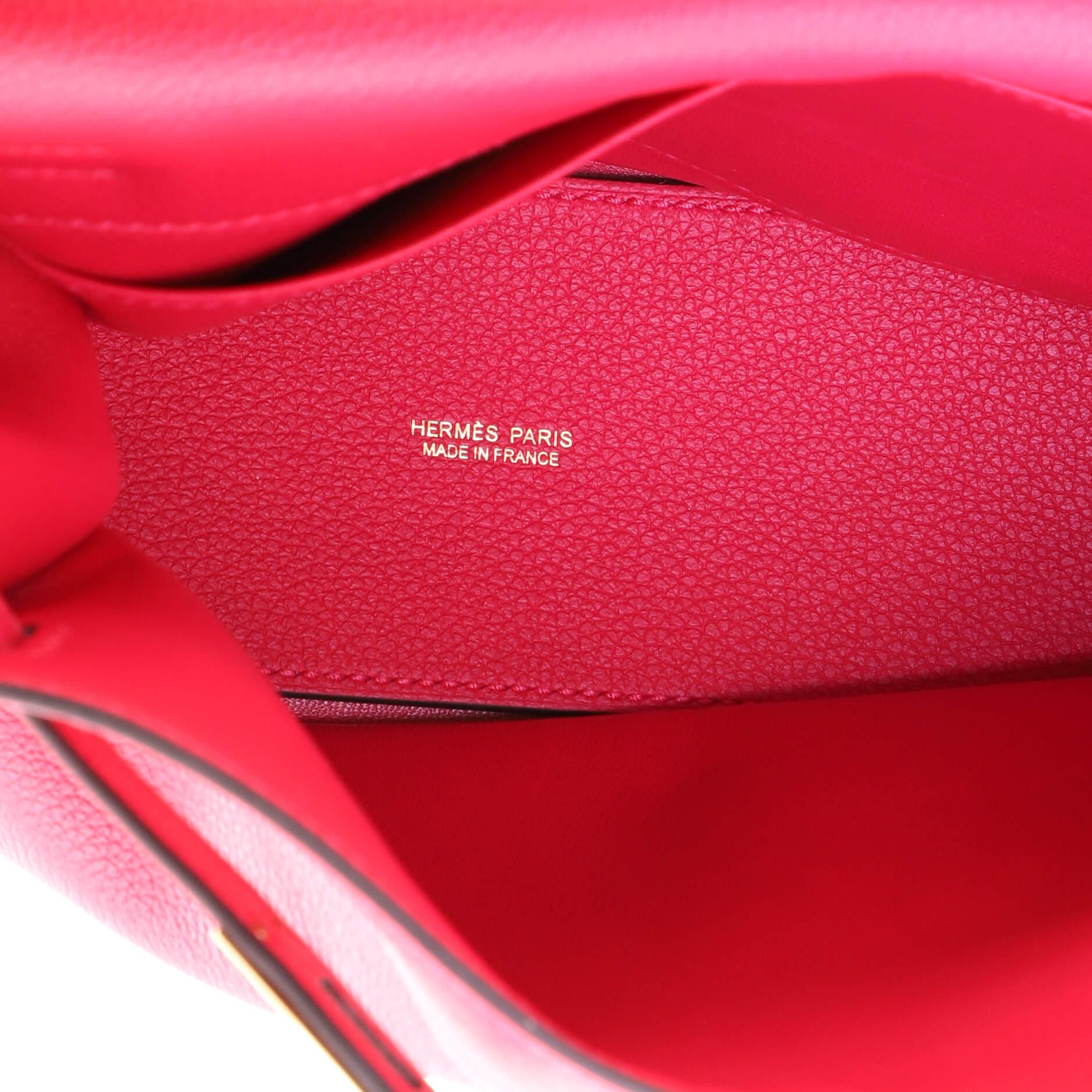Hermes Kelly Danse II Bag Evercolor In Good Condition In NY, NY