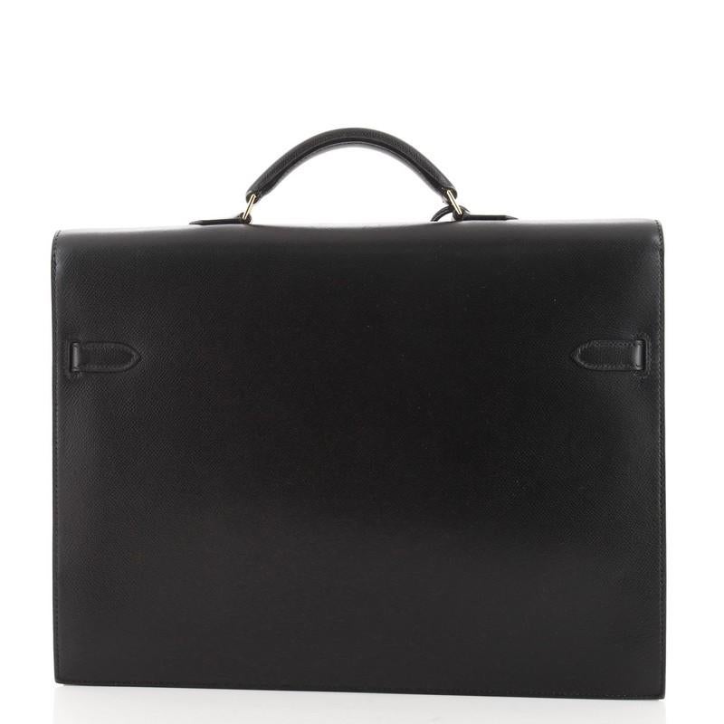 Hermes Kelly Depeche Tasche Courchevel 38 im Zustand „Gut“ in NY, NY