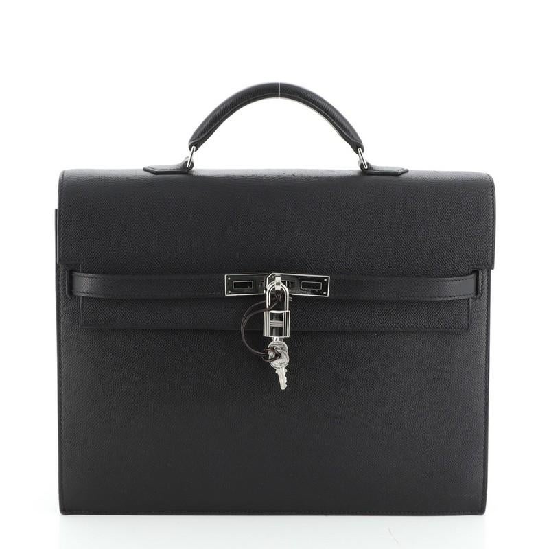 Hermes Kelly Depeche Bag Epsom 34 at 1stDibs