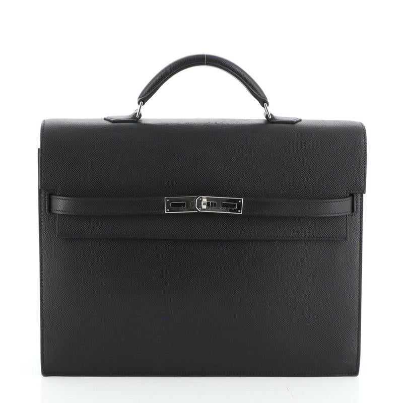 Hermes Kelly Depeche Bag Epsom 34 at 1stDibs