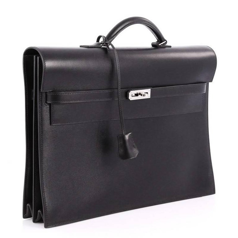 Hermes Kelly Depeche Handbag Box Calf 38 at 1stDibs | hermes kelly ...
