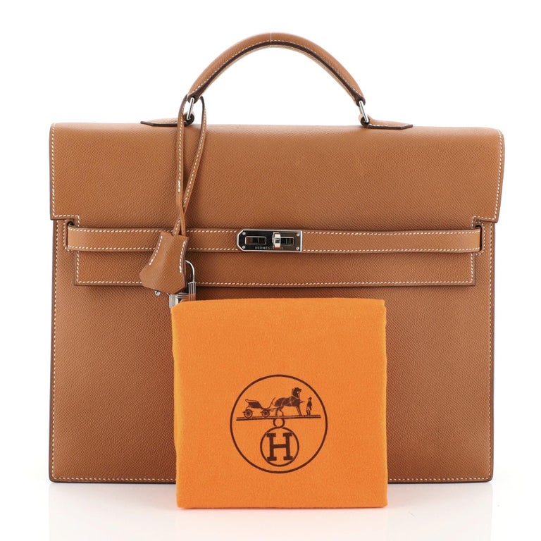 Hermes Kelly Depeche Handbag Epsom 34 For Sale at 1stdibs