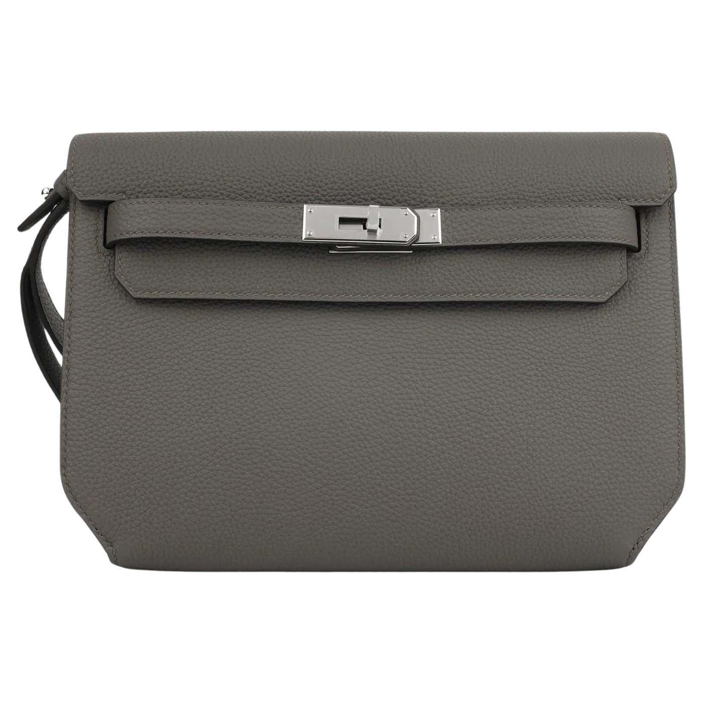Hermes Kelly Depeches etain document holder — Hermès