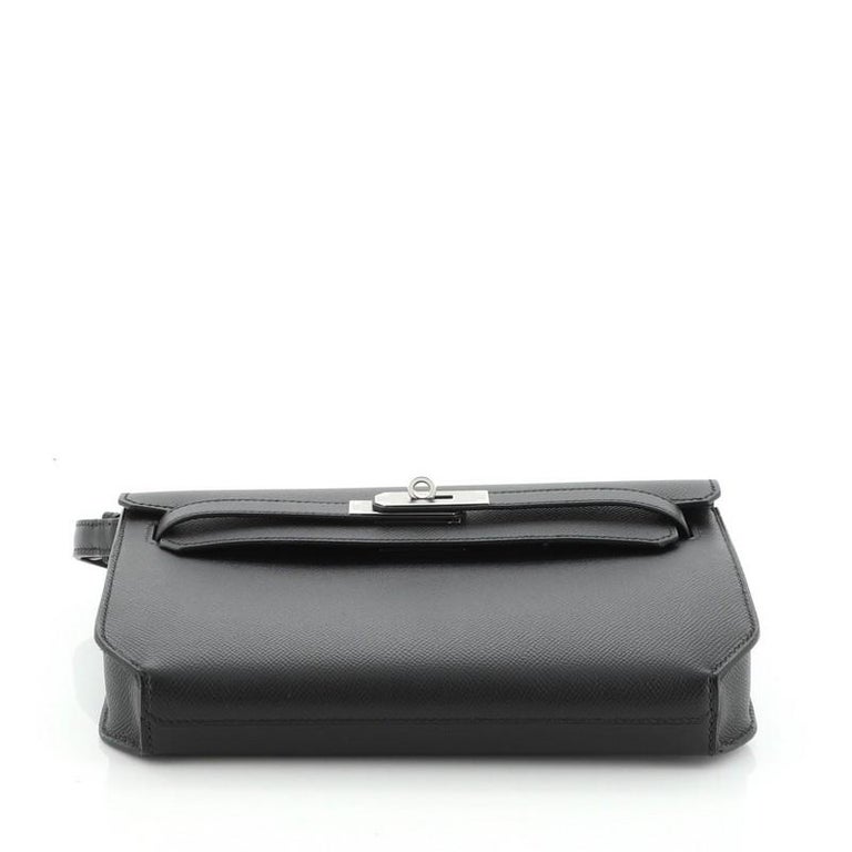 Hermes Kelly Depeches Pouch Epsom 25 at 1stDibs