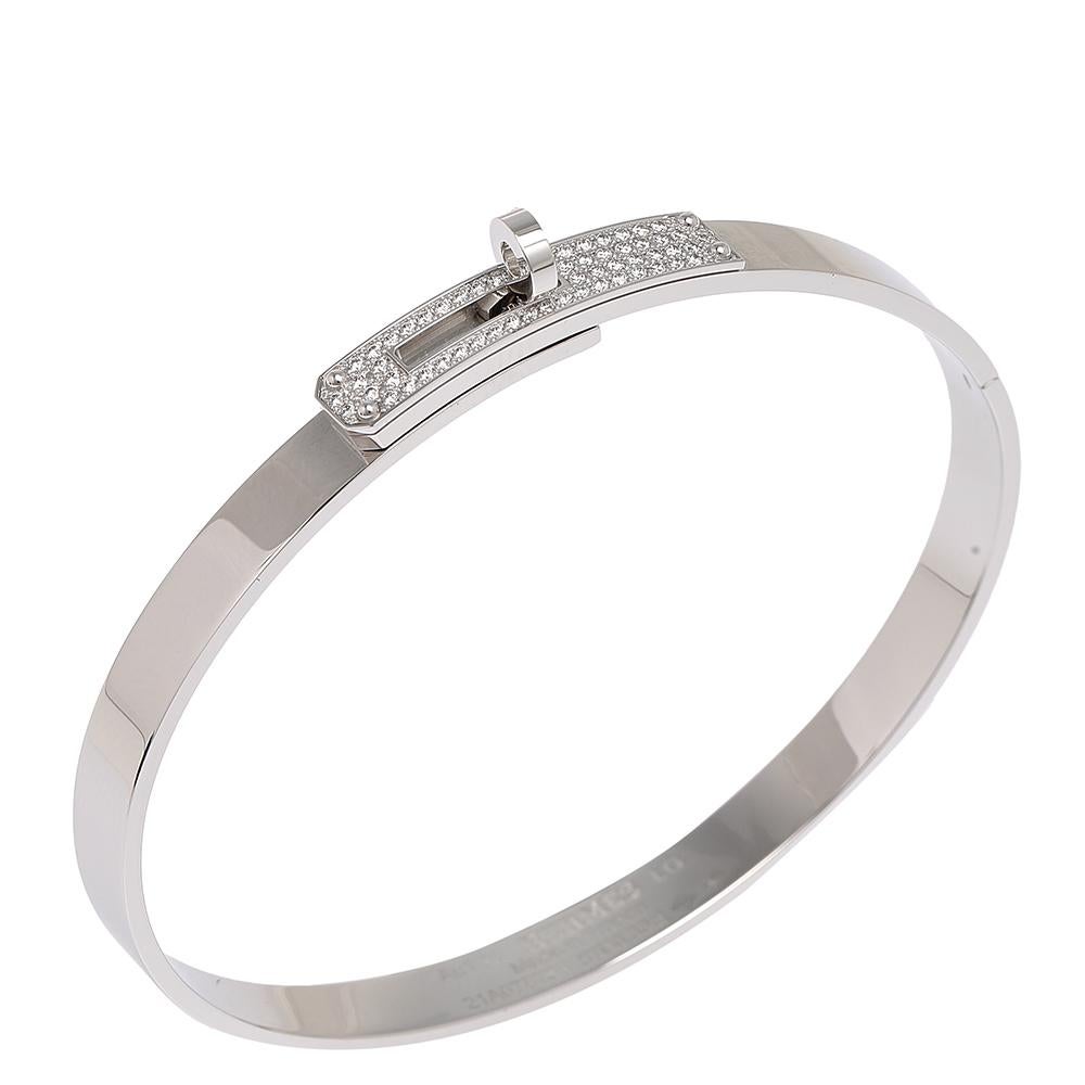 hermes kelly bracelet white gold