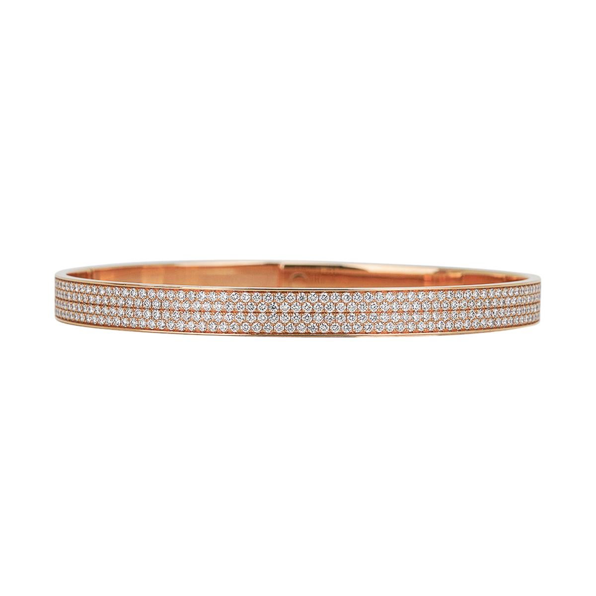Hermes Kelly Bracelet Diamant Petit Modèle Or Blanc 18k SH en vente 2