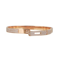 Hermes Kelly Dog Diamond Bracelet