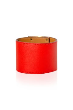 Hermès Kelly Dog Extreme Bracelet Capucine GHW