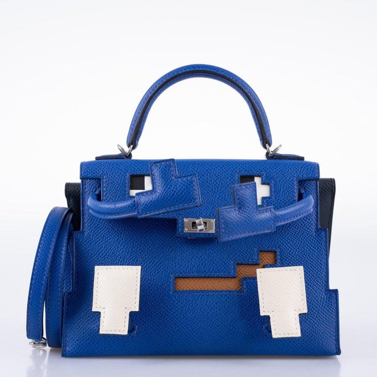 Hermès 2021 Swift Kelly Pochette - Blue Clutches, Handbags
