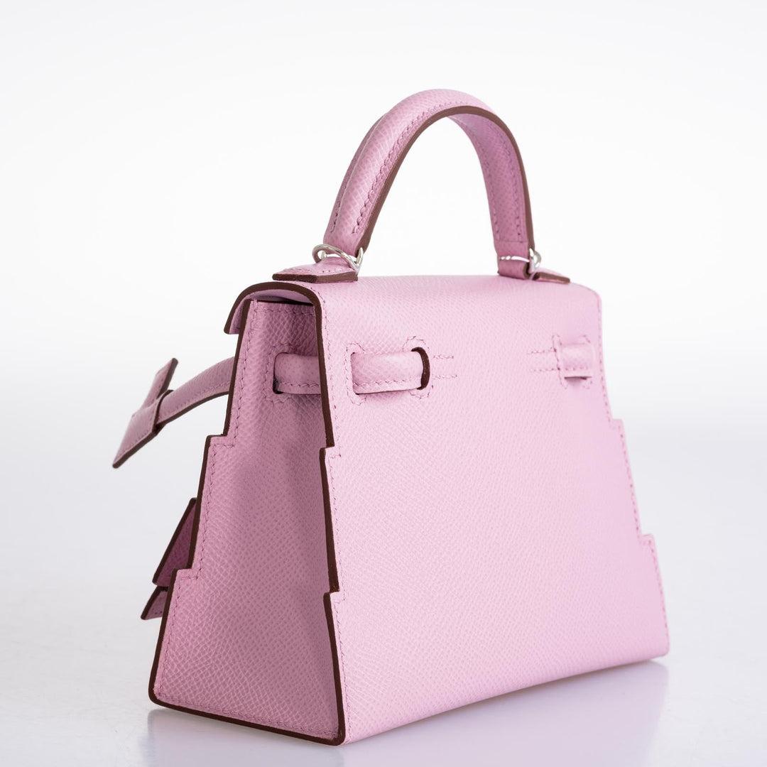 Hermès Kelly Doll Quelle Idole Picto Mauve, Chai, Lime Palladium ...