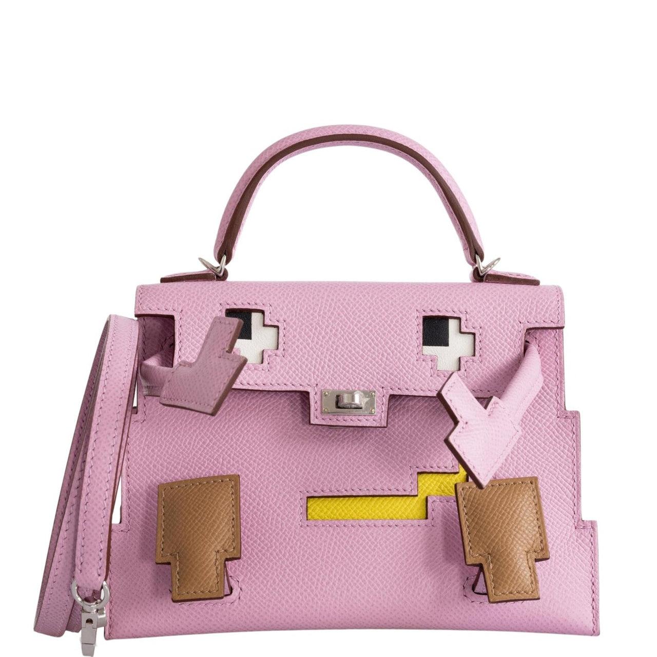 Pink Thing of The Day: Rare Pink Hermes Kelly Doll Bag