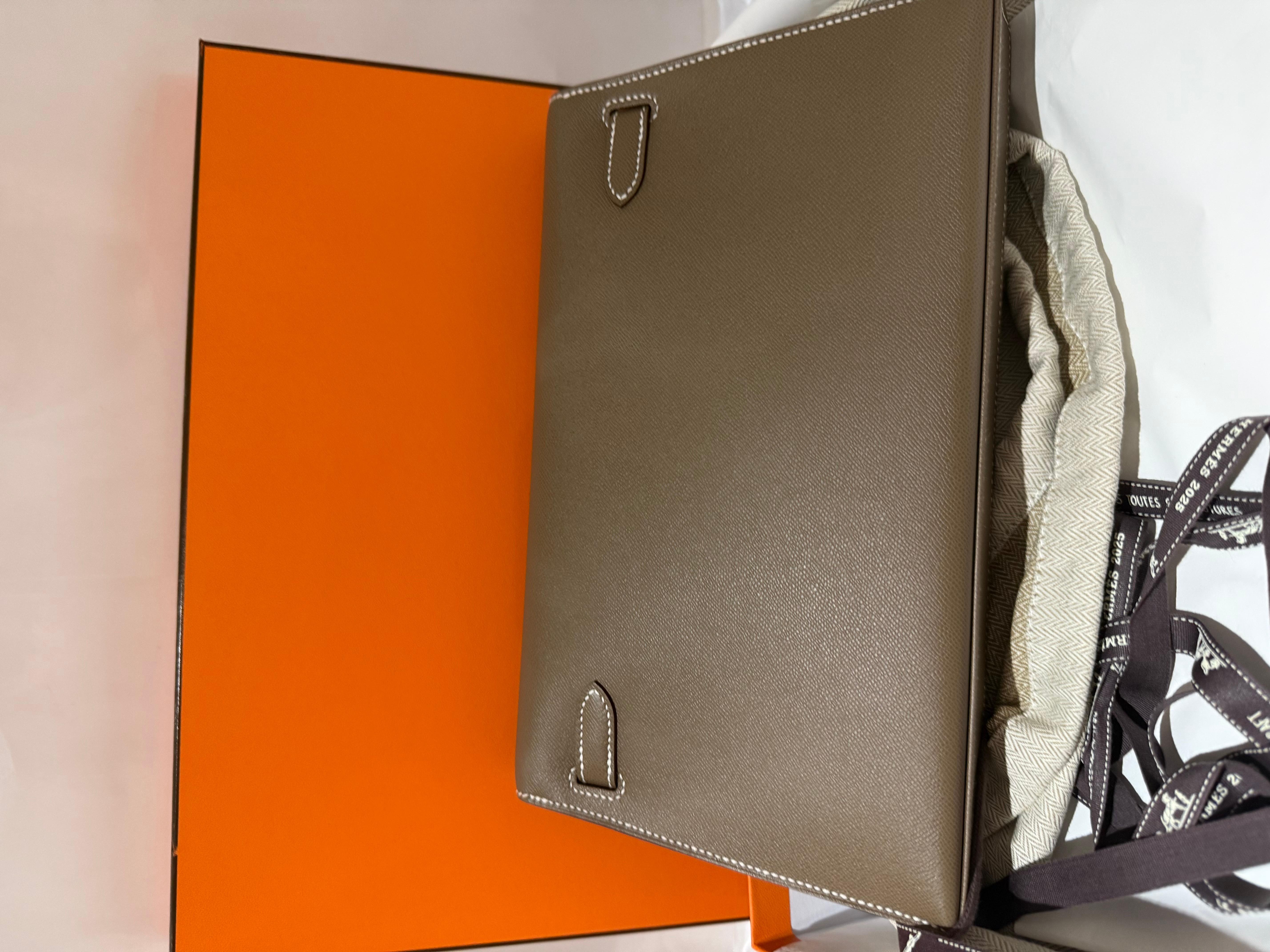 Bolso Hermes Kelly Elan Etoupe Marrón en venta