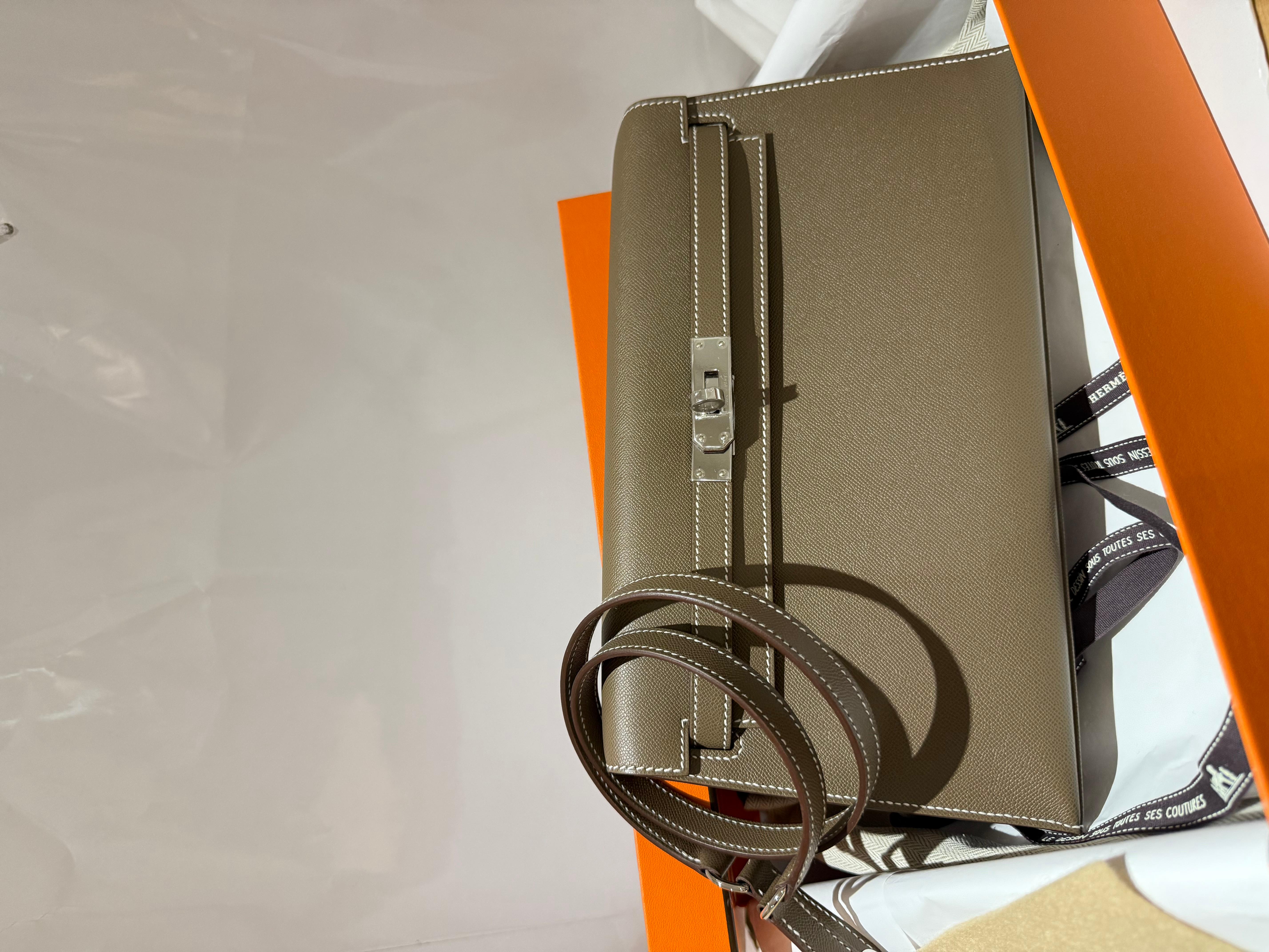 Bolso Hermes Kelly Elan Etoupe en venta 1
