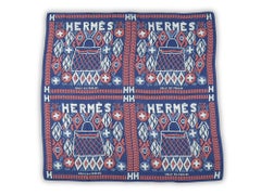 Hermès "Kelly En Perles" Silk Shawl