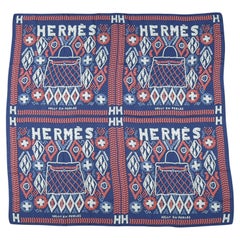 Scialle in seta "Kelly En Perles" di Hermès