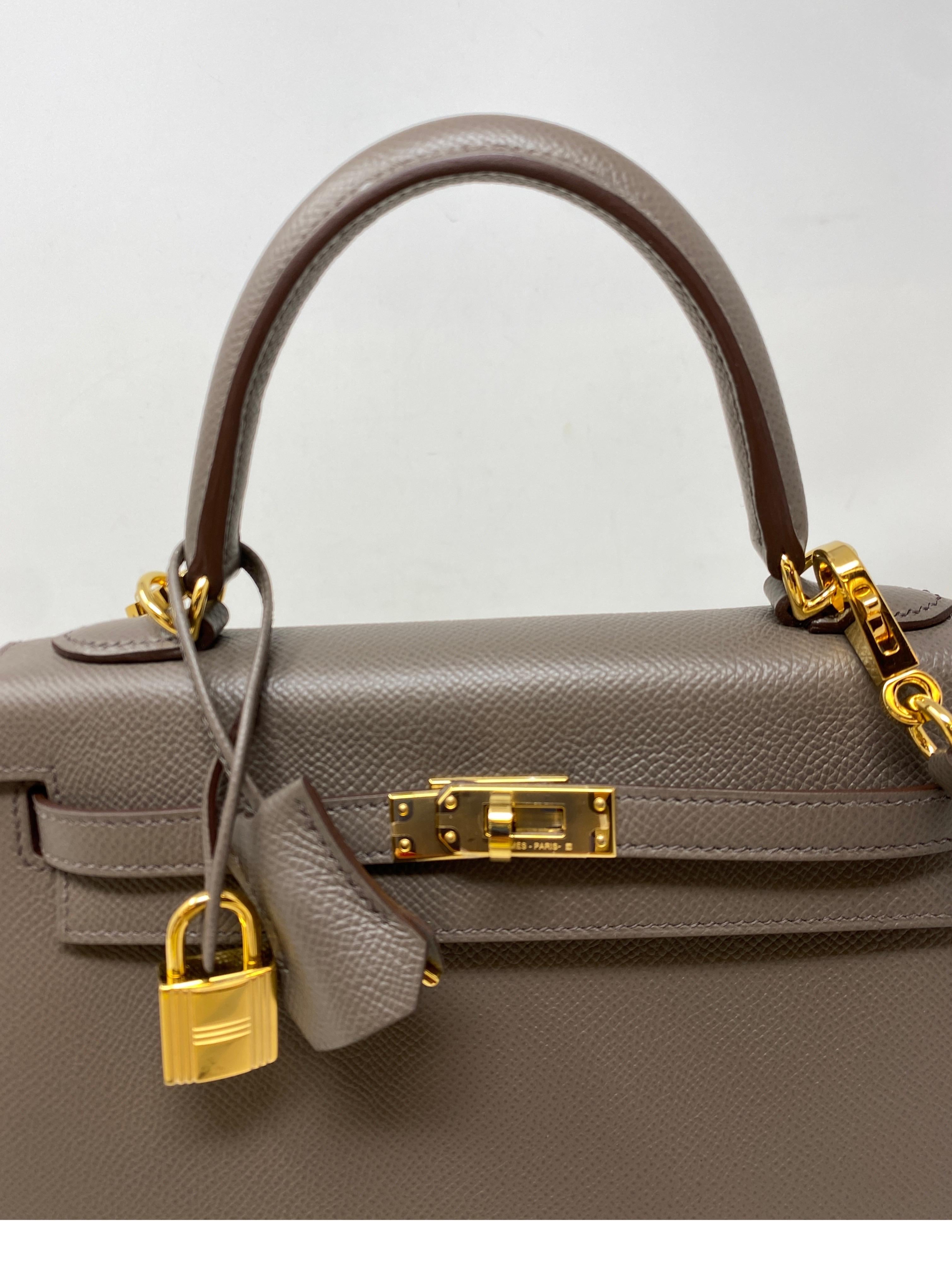 Hermes Kelly Etain 25 Bag 5