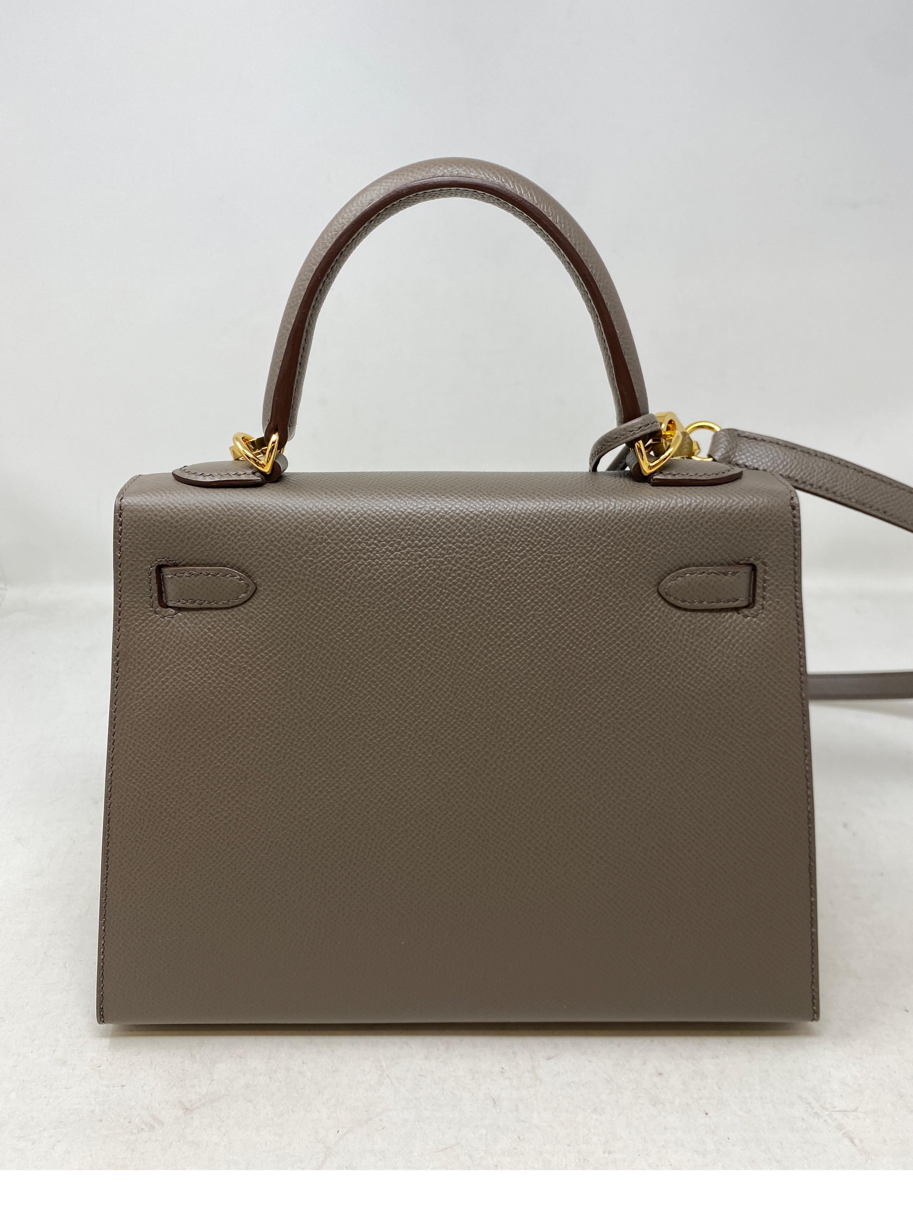 Hermes Kelly Etain 25 Bag 7