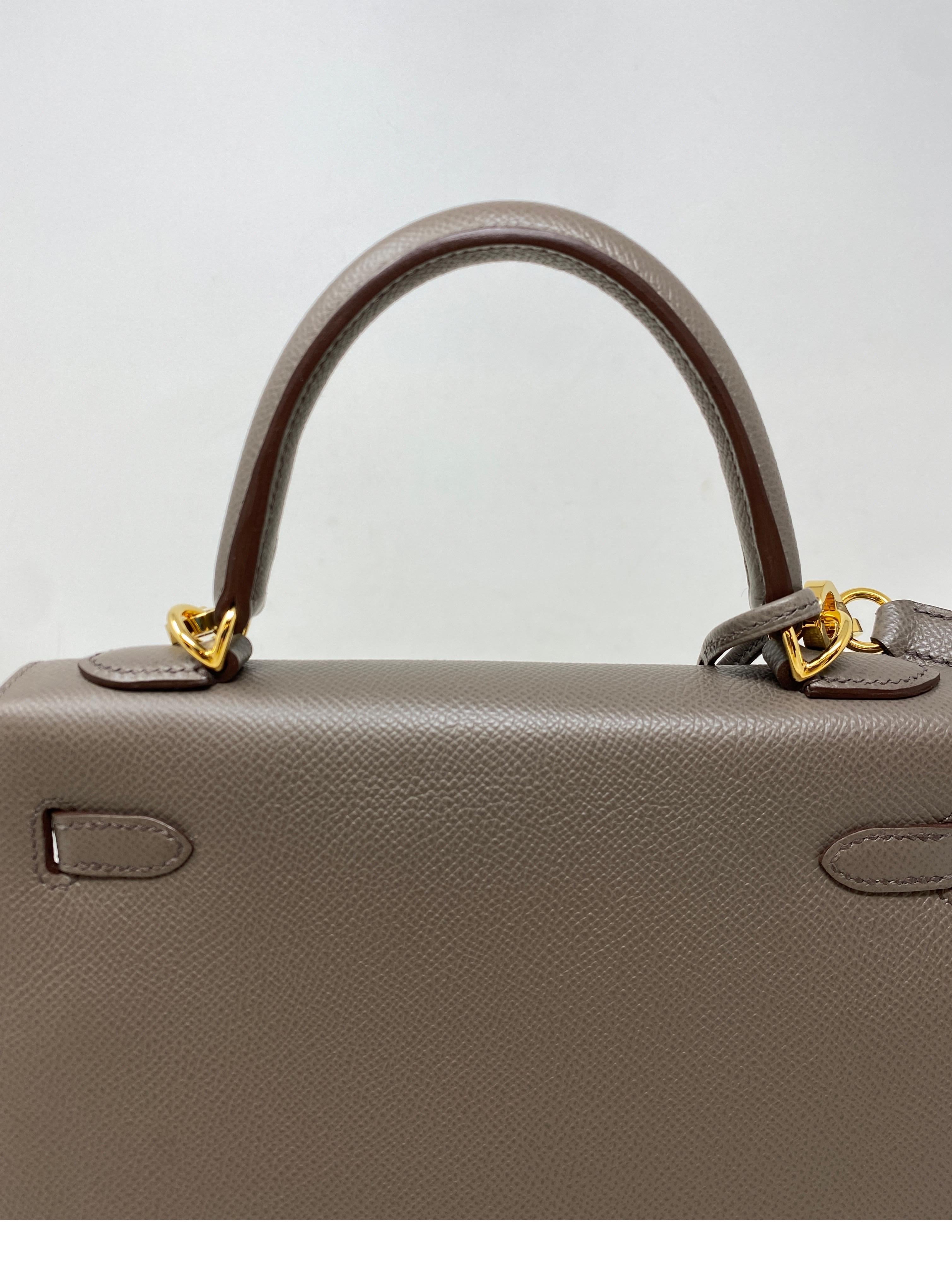 Hermes Kelly Etain 25 Bag 8