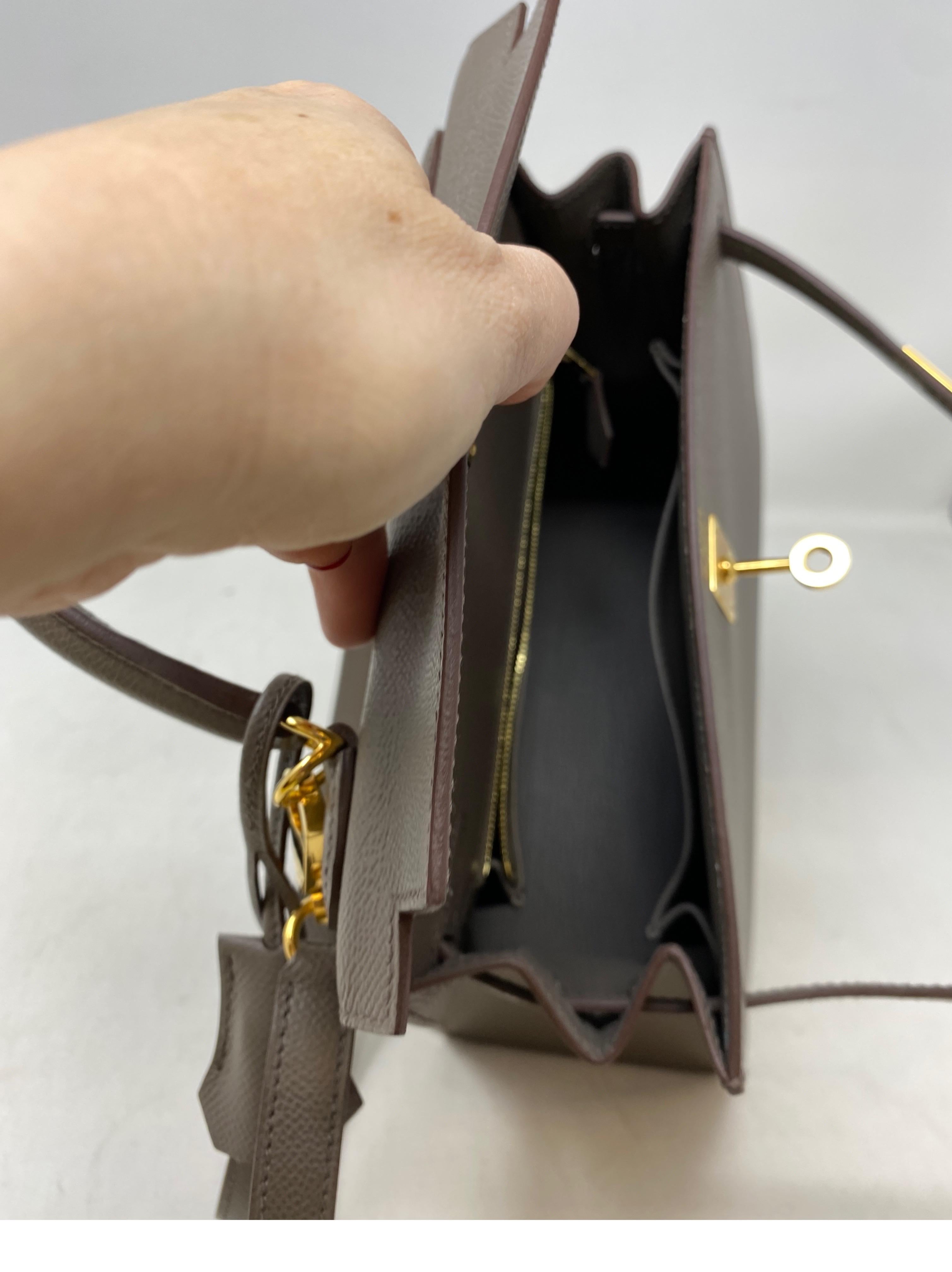 Hermes Kelly Etain 25 Bag 10
