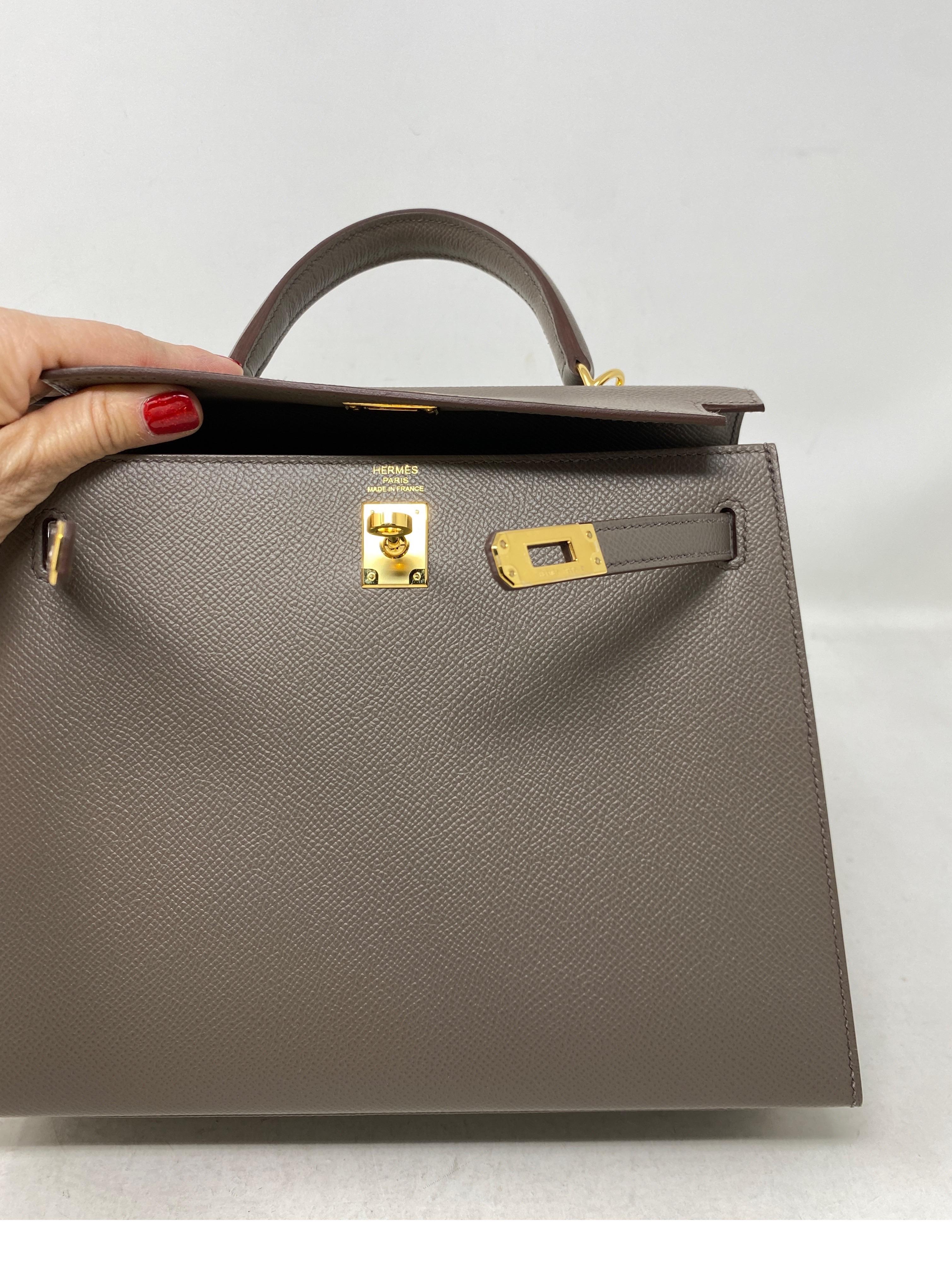 Hermes Kelly Etain 25 Bag  12