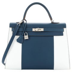 Kelly Flaggen-Handtasche Epsom 35 von Hermès