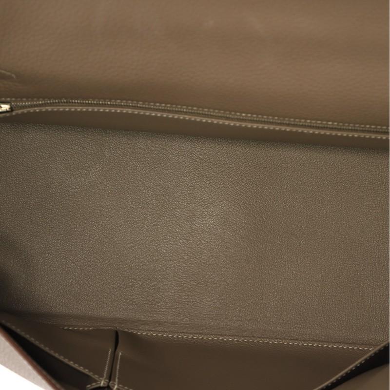 Women's Hermes Kelly Fringe Shoulder Bag Clemence 42