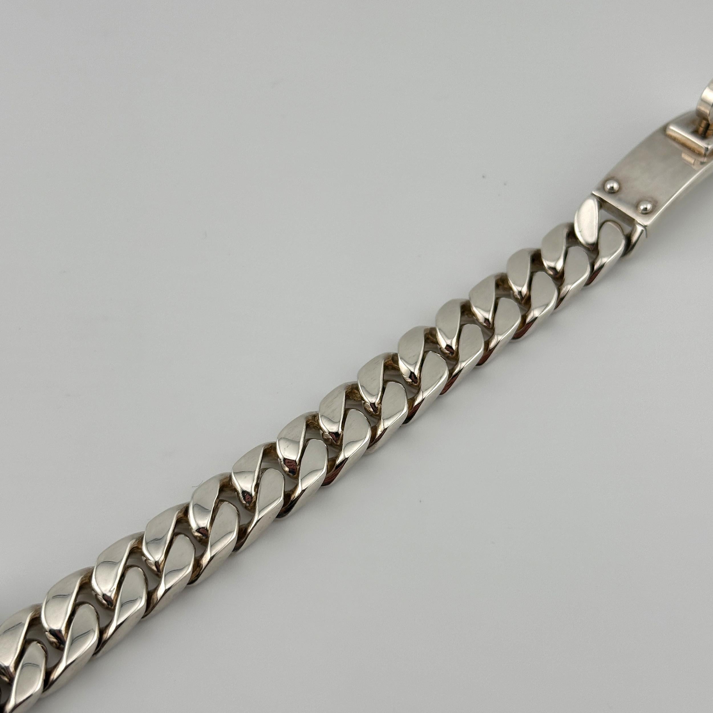 Bracelet Hermès Kelly Gourmette, grand modèle en vente 2