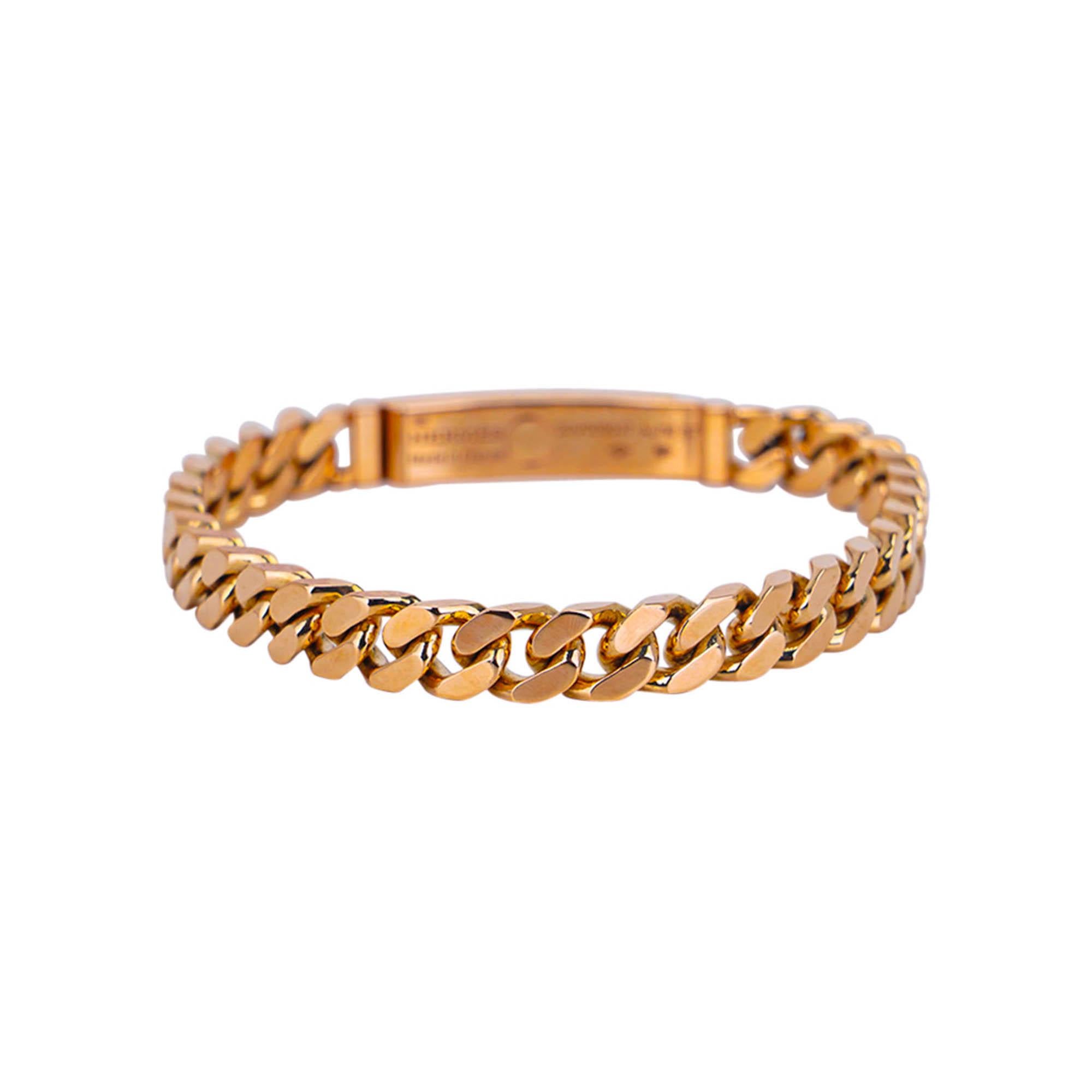 Hermes Kelly Gourmette Bracelet Très Petit Modèle Or Rose 18k Pour femmes en vente