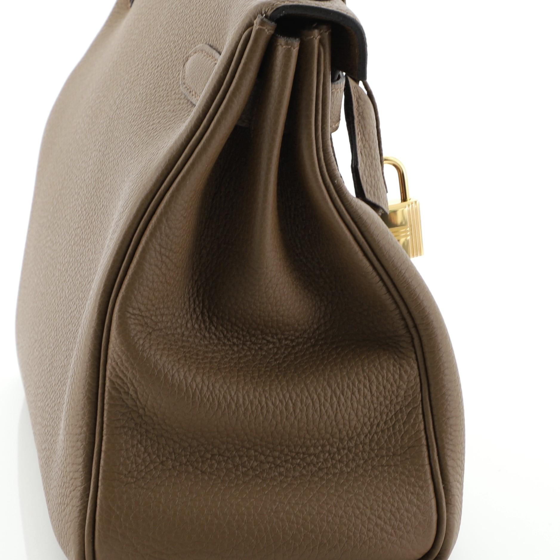 Hermes Kelly Handbag Alezan Togo With Gold Hardware 28  1