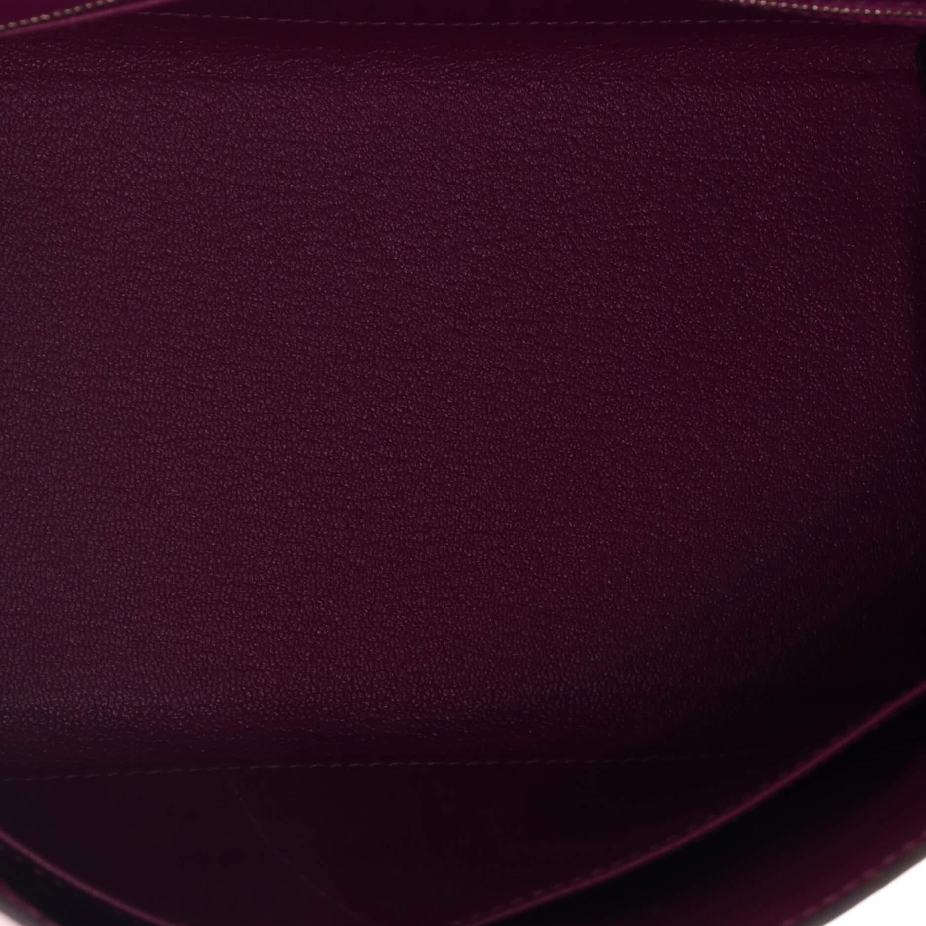 Hermes Kelly Handbag Anemone Evercolor with Palladium Hardware 28 3