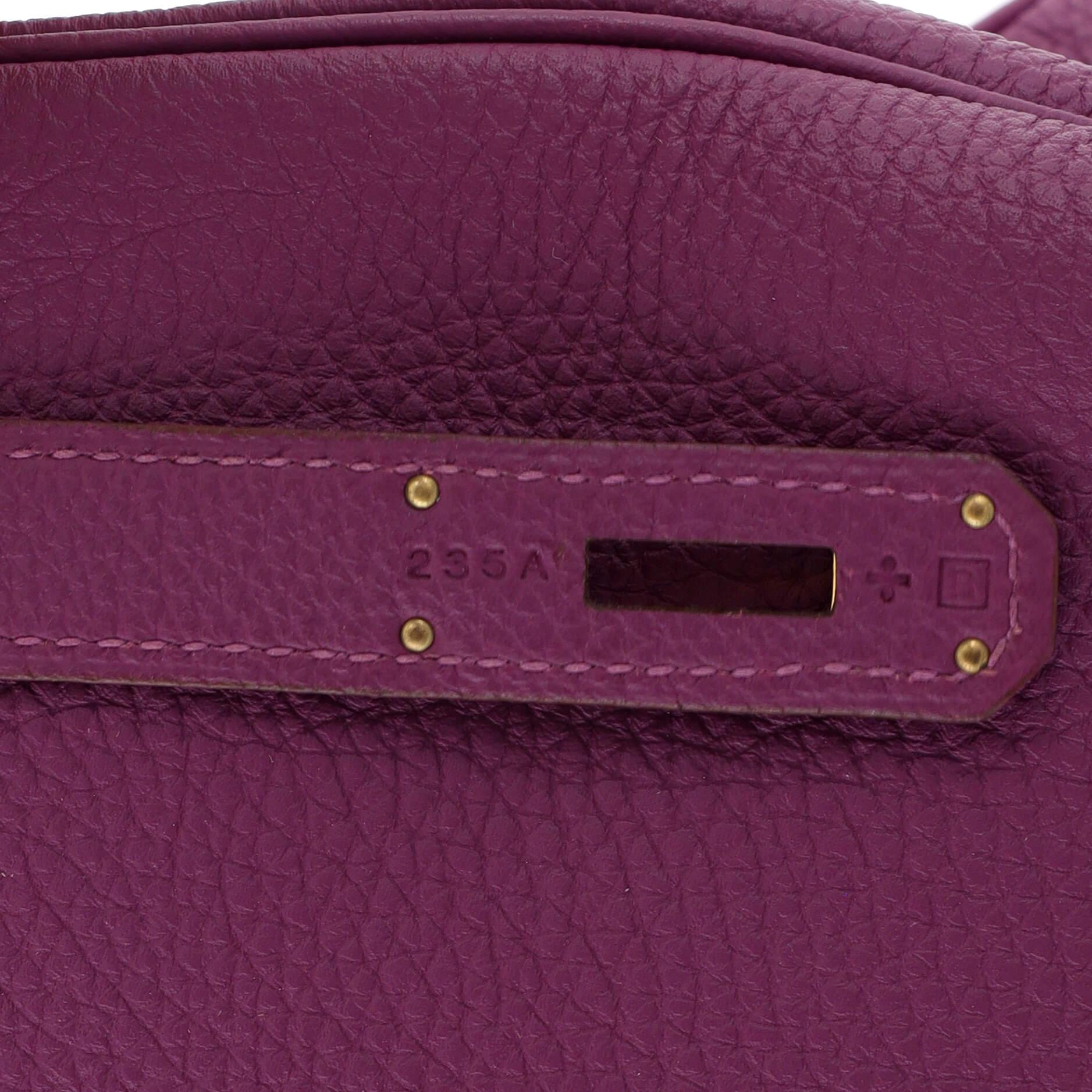 Hermes Kelly Handbag Anemone Togo with Gold Hardware 32 4