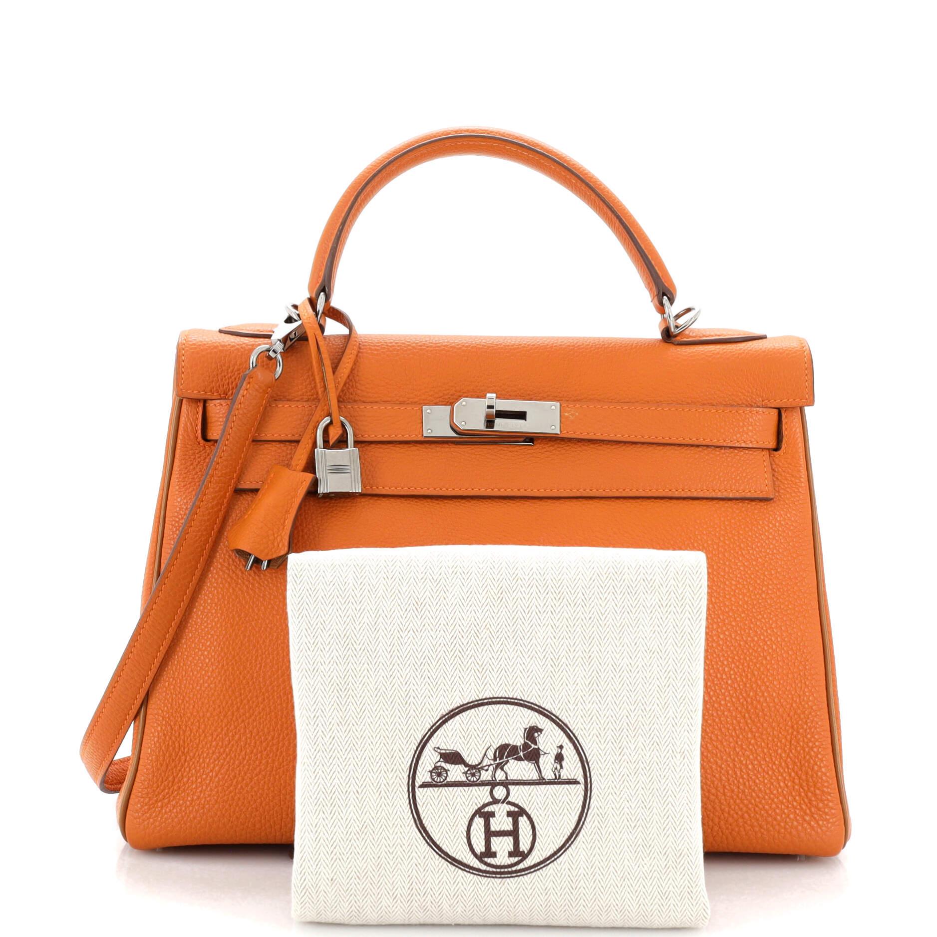 Hermes Special Order (HSS) Kelly Sellier 20 Vert D'Eau and Gris Perle Matte  Alligator Permabrass Hardware in 2023